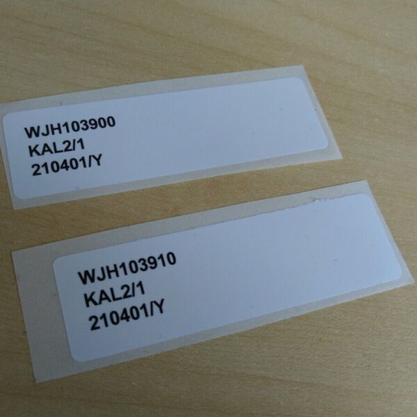 MPI Mini Fuel line labels - WJH103910