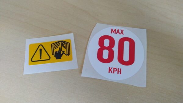 MPI Rover Spare Wheel Label/Sticker - Image 2